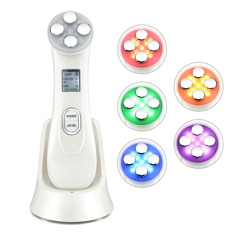 Masajeador facial RF + LED que está transformando rutinas skincare ✨